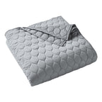 Velmora™ Tencel Quilt, King, Silver Grey, Soft Touch Bedding