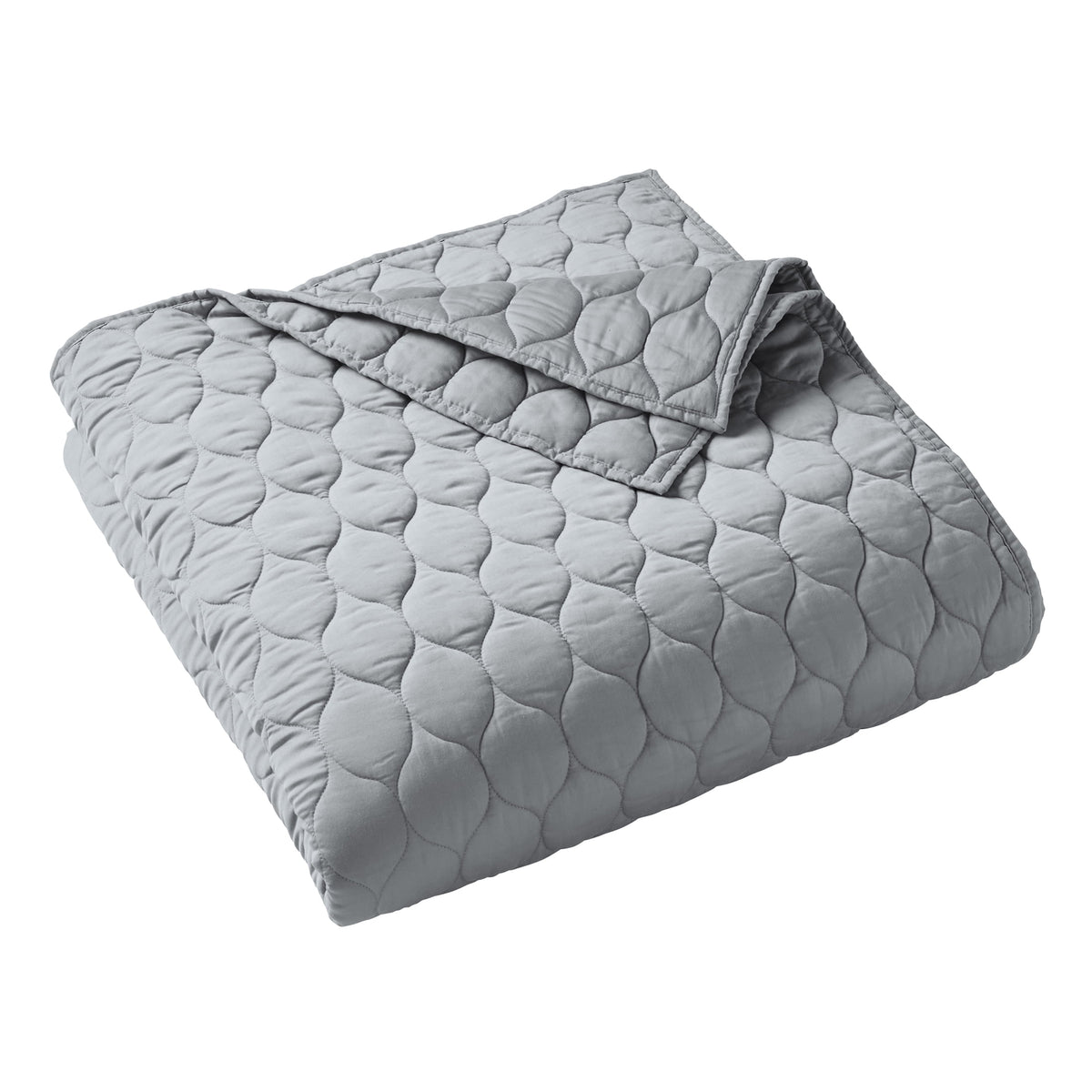 Velmora™ Tencel Quilt, King, Silver Grey, Soft Touch Bedding