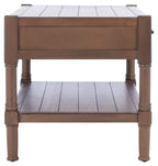 Velmora™ Filbert Solid 2 Drawer Coffee Table, Brown