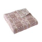 Velmora™ Ivory Modern Mosaic Cotton Matelasse Reversible Quilt, King