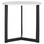 Velmora™ Leonard Mid-Century Modern Wood End Table White / Black