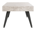 Velmora™ Cedric Rectangular Mid-Century Coffee Table, Light Grey