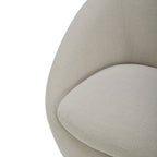 Velmora™ Mira Swivel Accent Chair, Cream