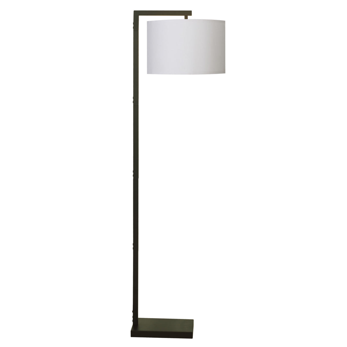 Velmora™ Contemporary Metal 62in Floor Lamp with on/off Foot Switch, Black