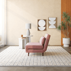 Velmora™ Terrazzo Table Lamp with White Drum Shade, 16.75 in