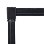 Velmora™ Rafiki Solid Rustic Rectangle Accent Table, Black