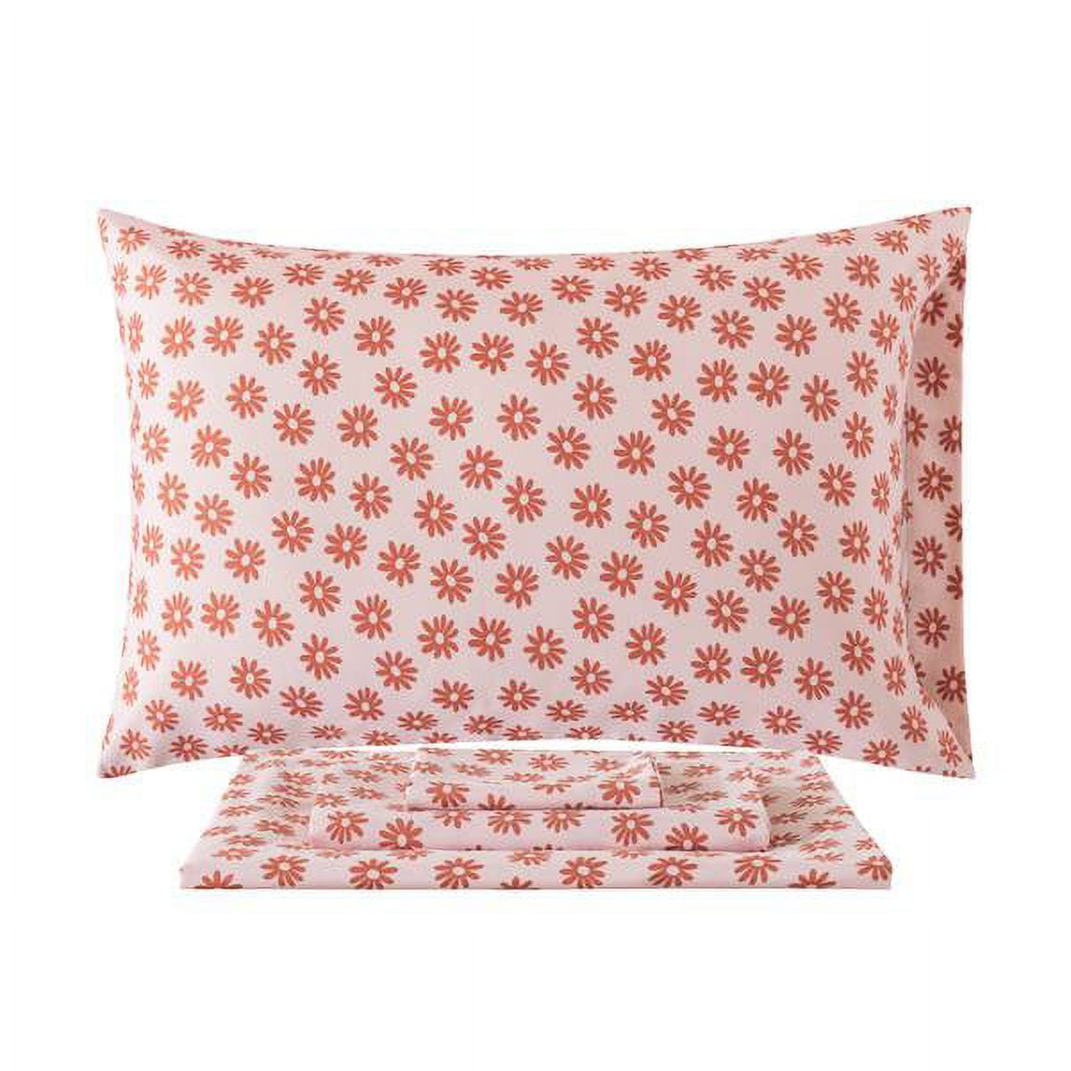 Velmora™ 7-Piece Reversible Bed-in-a-Bag Comforter Set with Sheets, Pink, King