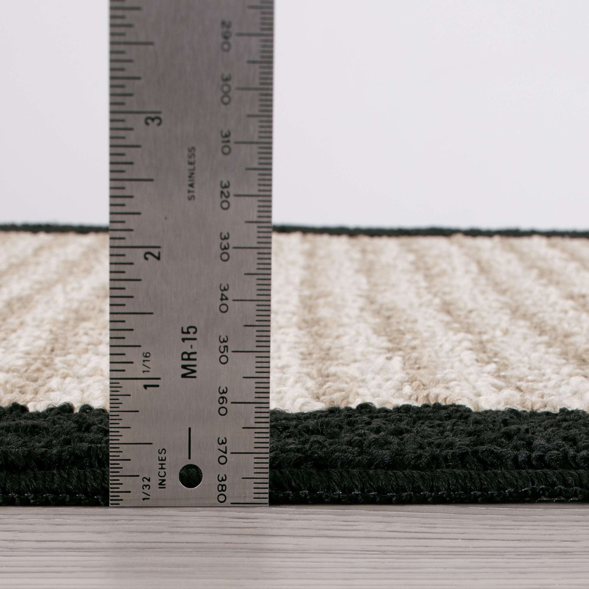 Velmora™ Machine Washable Faux Sisal Black Border Indoor Accent Rug Set, 3-Piece Set