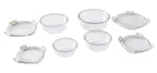Velmora™ Round Tritan Food Storage Container with Tritan Lid. Set of 4, 8 Pieces