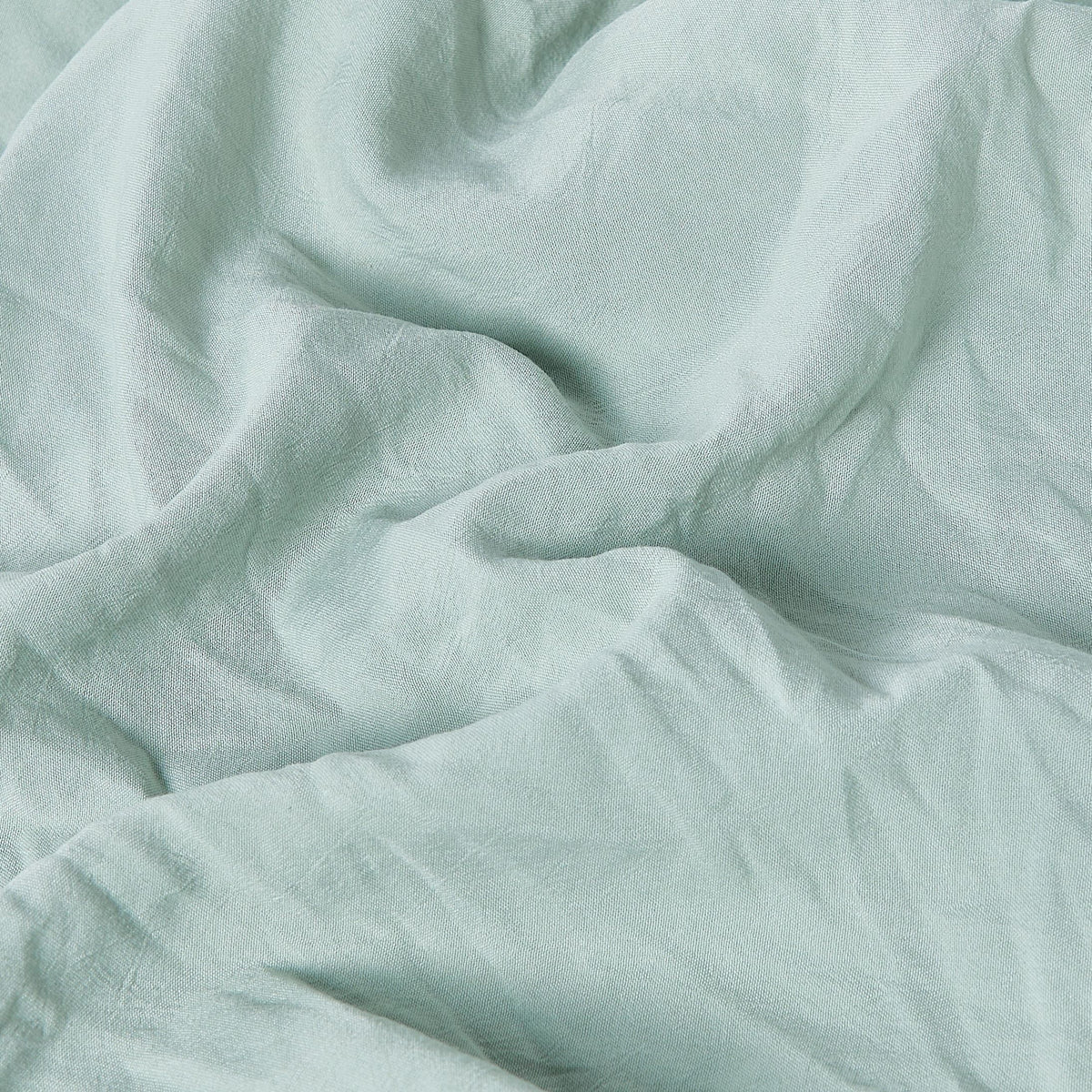 Velmora™ Washed Ultra Soft Microfiber Bed Sheet Set, King, Soft Sea, 4 Piece