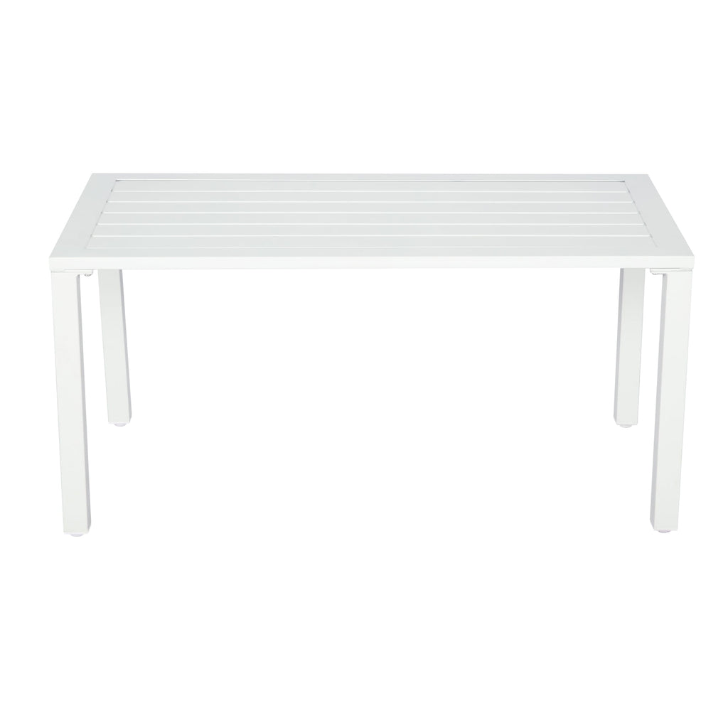 Velmora™ Dashwood 4pc Conversation Set, White with Blue