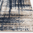 Velmora™ Crosshatch Shag Indoor Area Rug, Navy, 5 ft x 7 ft