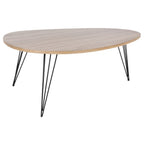 Velmora™ Wynton Retro Mid-Century Modern Coffee Table, Oak/Black