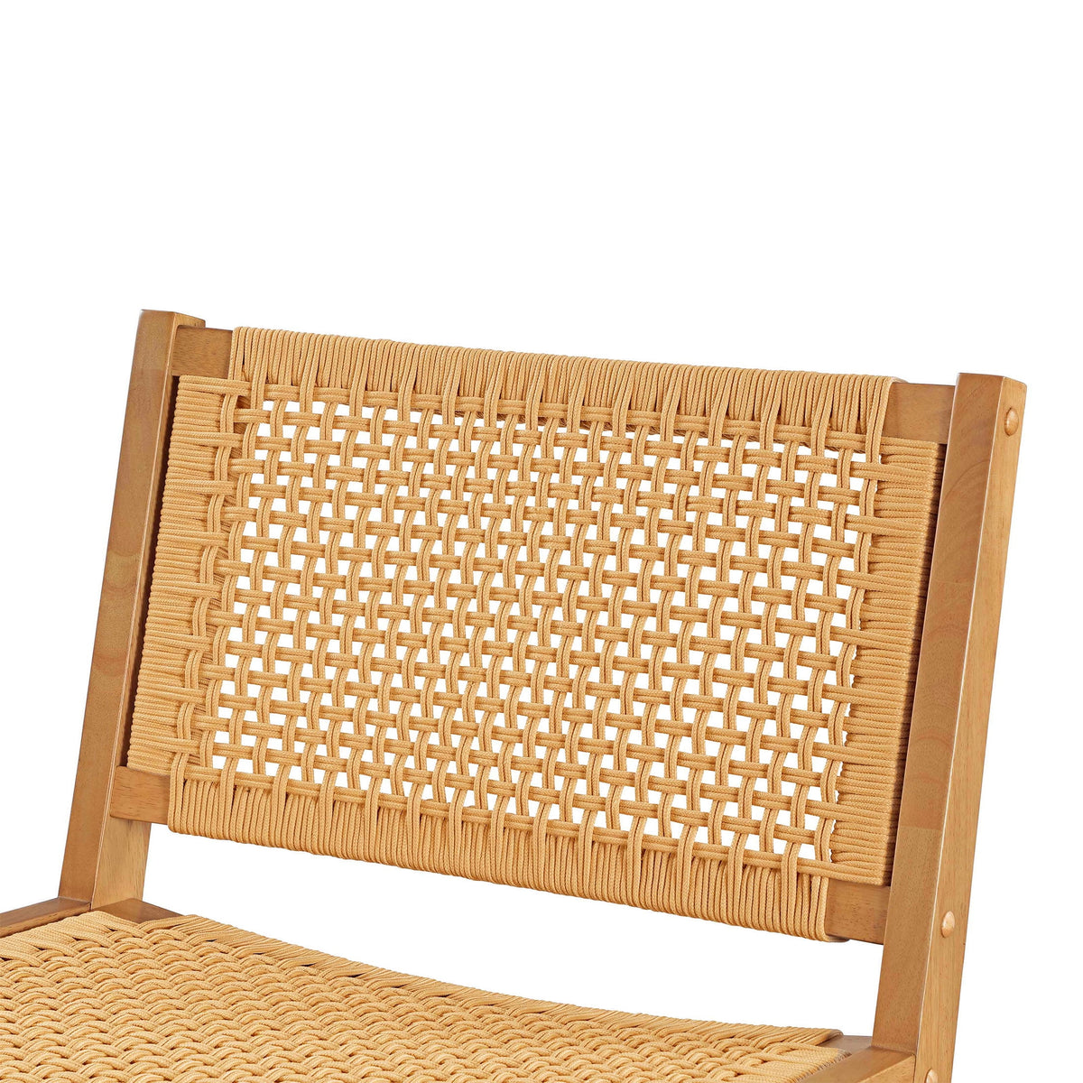 Velmora™ Vista Woven Accent Chair, Light Honey