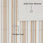 Velmora™ Bed in a Bag Bedding Set, 7 Piece, King, Beige Stripe