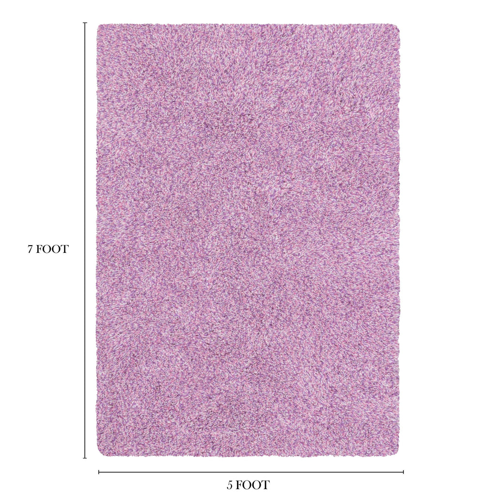 Velmora™ Confetti Shag Indoor Area Rug, Pink Purple, 5 ft x 7 ft