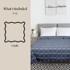 Velmora™ Cloud Matelasse Quilt, Washed Indigo, Full/Queen
