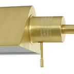 Velmora™ 1-Light Modern Adjustable Brass Floor Lamp Gold