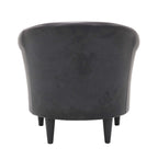 Velmora™ Marlee Barrel Accent Chair, Sedona Black
