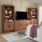 Velmora™ Mason Bookcase, Brown Oak Finish