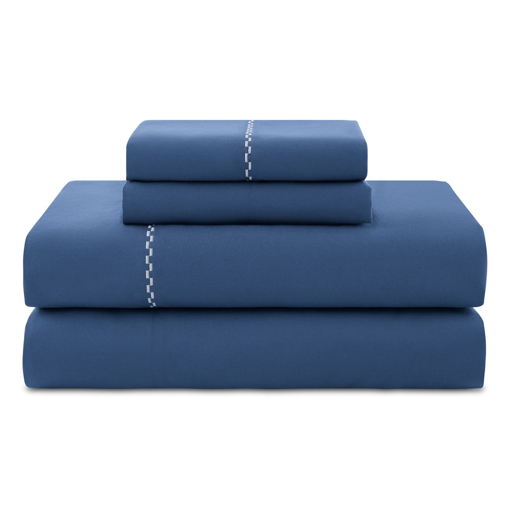 Velmora™ Reversible Bed-in-a-Bag Comforter and Sheet Set, 8-Piece, Twin, Blue Floral