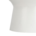 Velmora™ Mila Modern Round Pedestal Coffee Table, White Marble