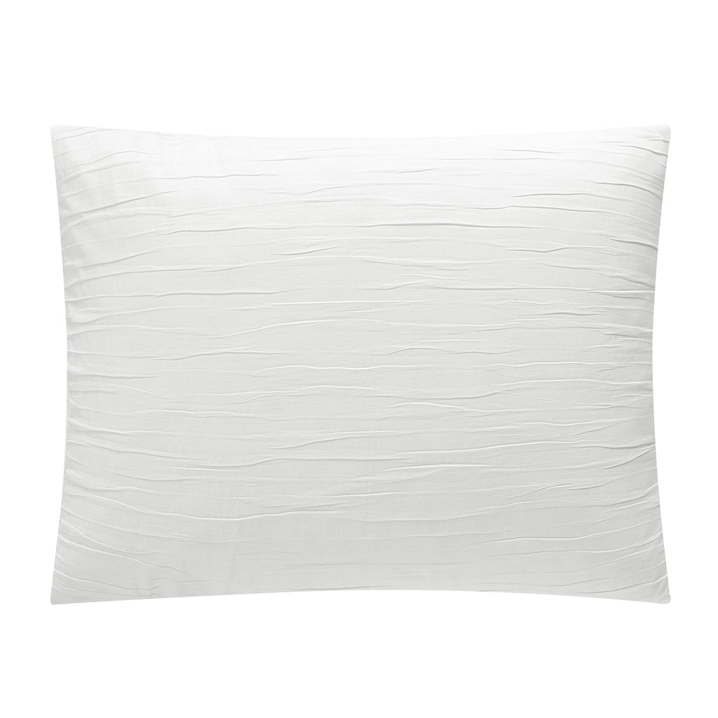 Velmora™ 7 Piece Crinkle Pleated Bed in a Bag Comforter Set with Sheets, Queen