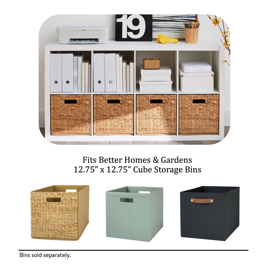 Velmora™ 8 Cube Storage Organizer, Textured White