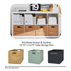 Velmora™ 8 Cube Storage Organizer, Textured White