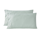 Velmora™ Washed Ultra Soft Microfiber Bed Sheet Set, King, Soft Sea, 4 Piece