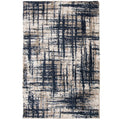 Velmora™ Crosshatch Shag Indoor Area Rug, Navy, 5 ft x 7 ft