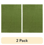 Velmora™ (2 pack) Green Faux Grass Outdoor Rug, 5'x7'