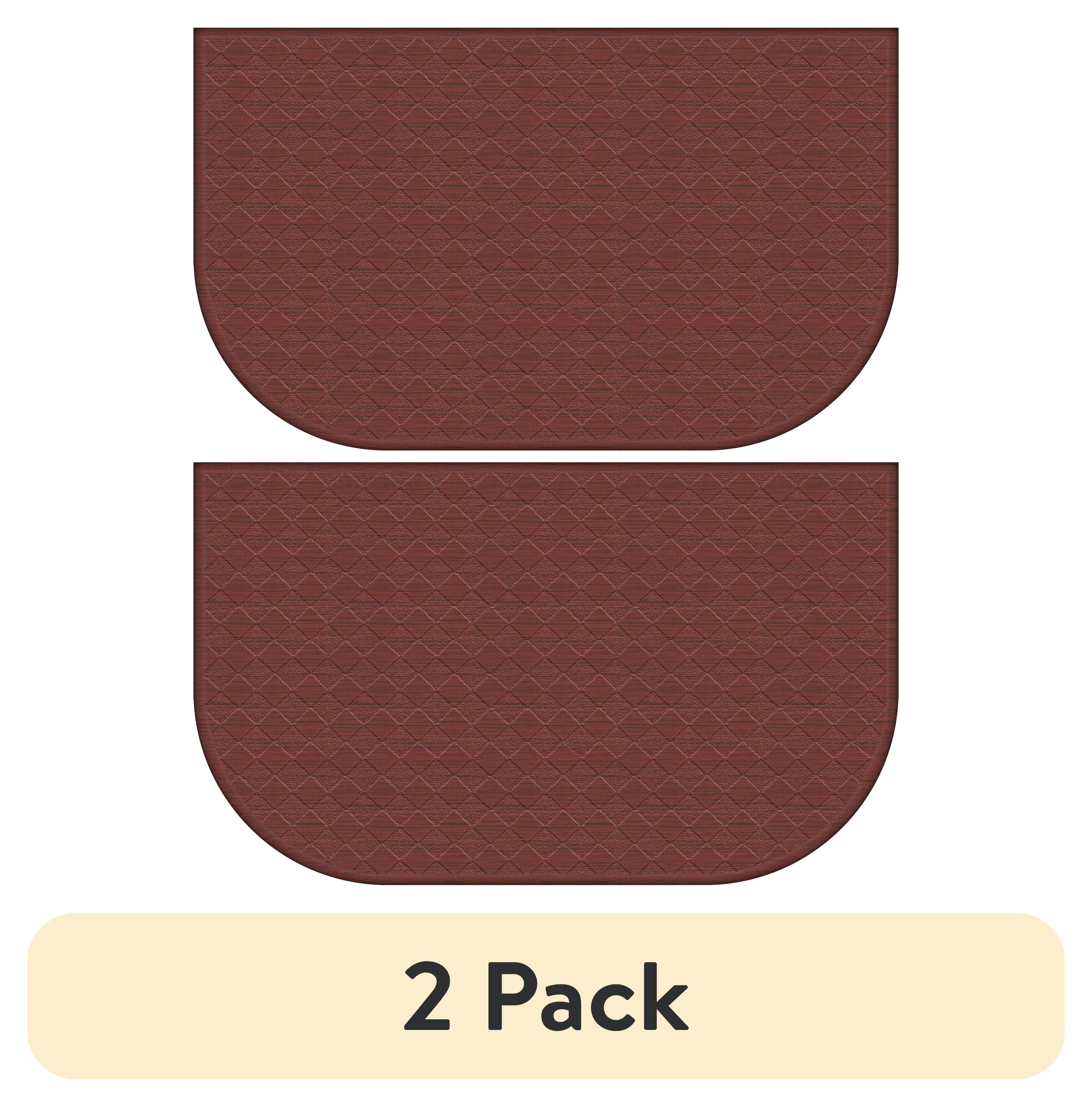 Velmora™ (2 pack) Comfort Mate D Kitchen Mat; Teal, 1.5' x 2.5'