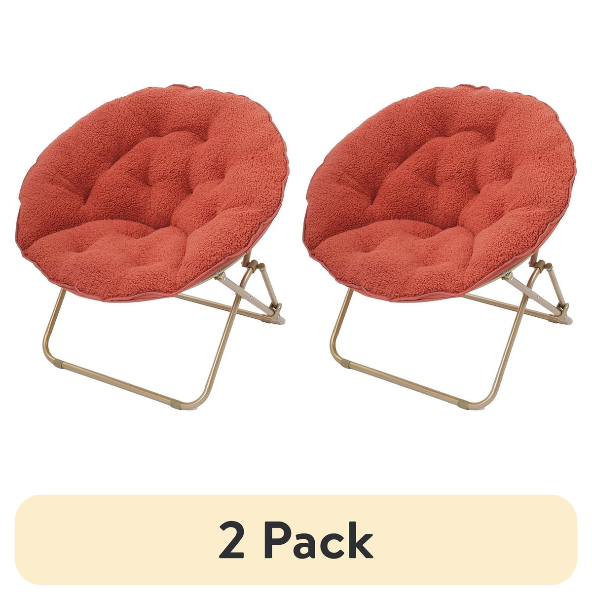 Velmora™ (3 pack) Saucer Chair for Kids and Teens, Black