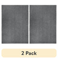 Velmora™ (2 pack) Solid Shag Indoor Area Rug, Gray, 3 ft x 4 ft 8 in