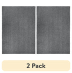 Velmora™ (2 pack) Solid Shag Indoor Area Rug, Gray, 3 ft x 4 ft 8 in