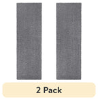 Velmora™ (2 pack) Solid Gray Shag Indoor Runner Rug, 1 ft 9 in x 5 ft