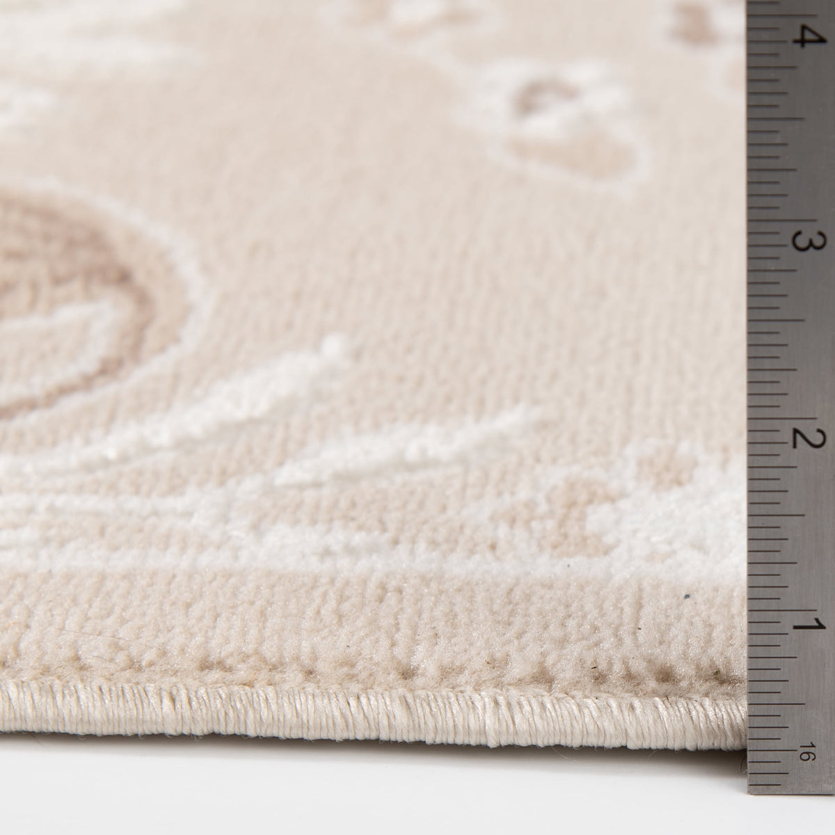 Velmora™ Neutral Sculpted Floral Indoor Area Rug, 5 ft x 7 ft