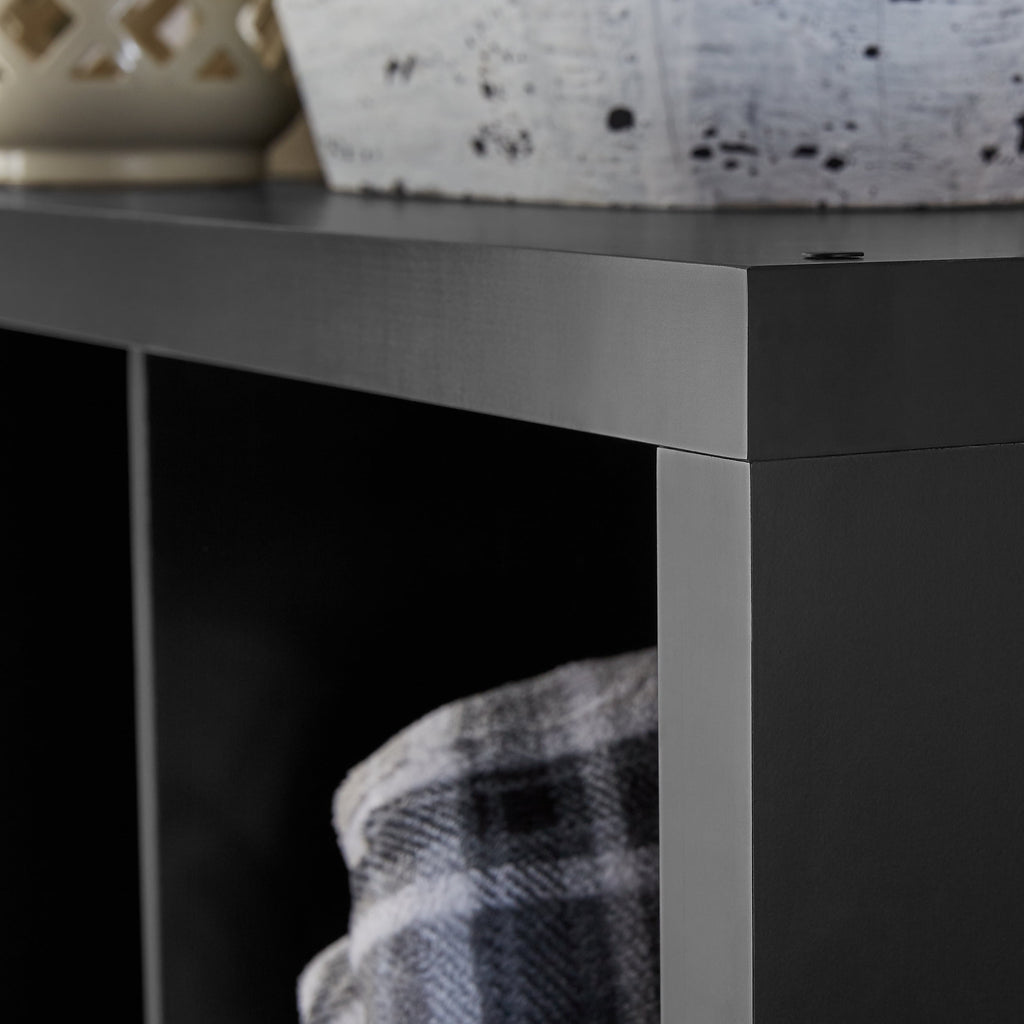 Velmora™ 9 Cube Storage Organizer, Solid Black