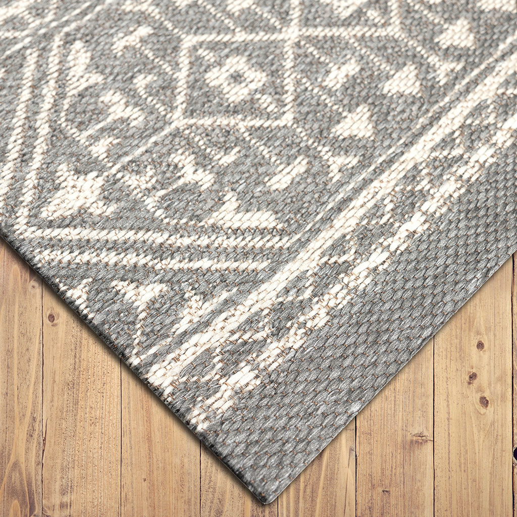 Velmora™ (2 pack) 7 x 10 Gray Medallion Outdoor Rug