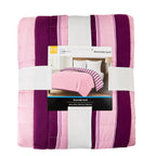 Velmora™ Pink Striped Reversible Quilt, Full/Queen, 86" x 90"