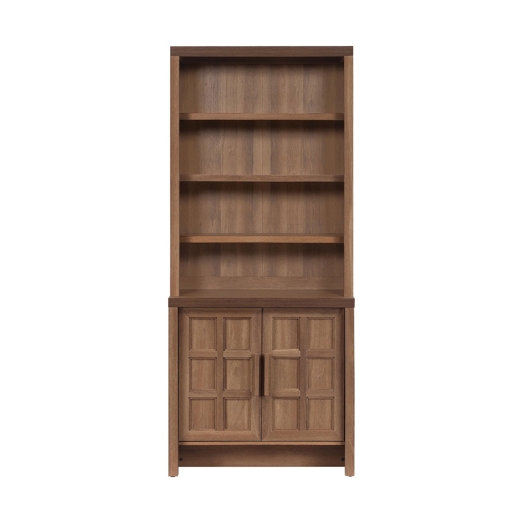 Velmora™ Mason Bookcase, Brown Oak Finish