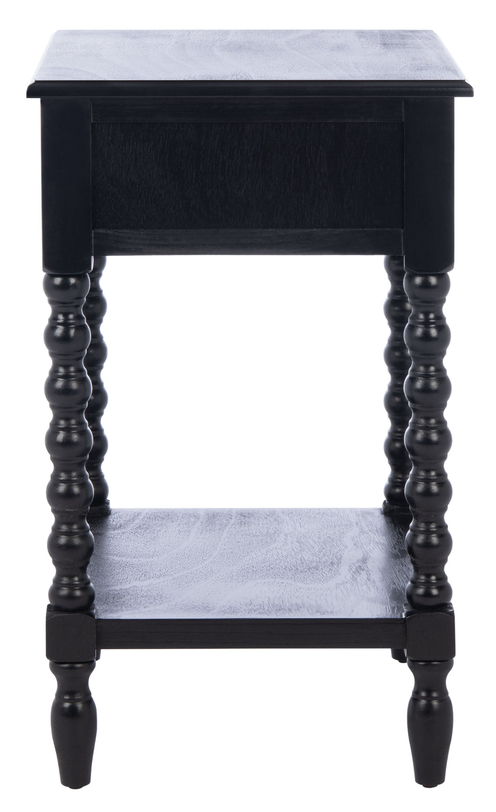 Velmora™ Athena Solid 1 Drawer Accent Table, Black