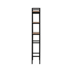 Velmora™ Jace 3-Shelf over-the-Toilet Storage Shelf with Black Frame and Oak Shelves