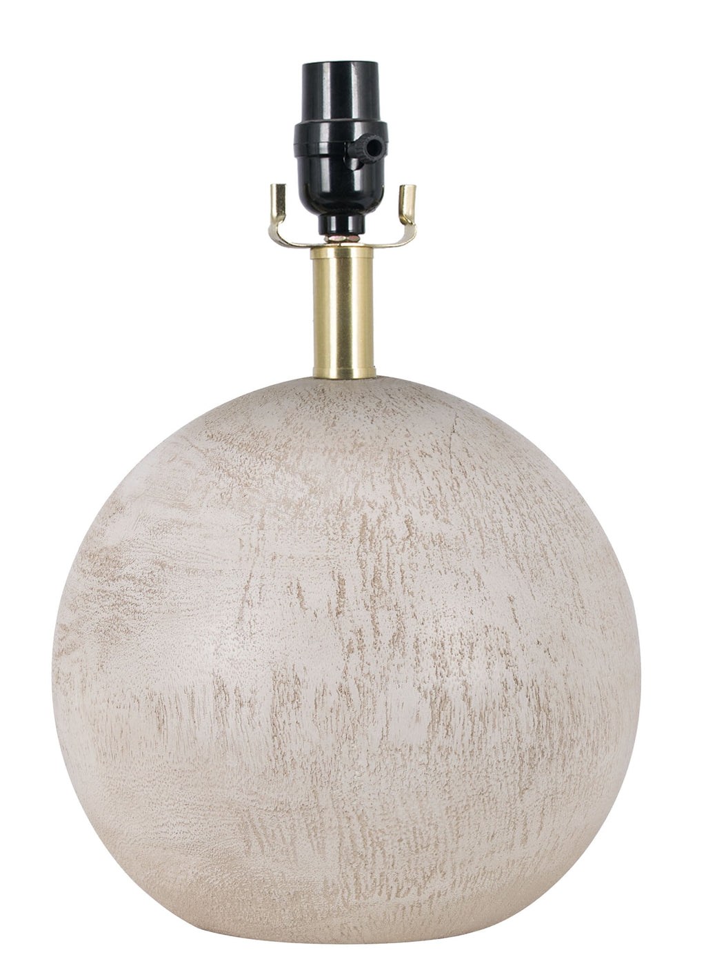 Velmora™ 20 in White Ball Table Lamp with White Shade