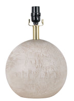 Velmora™ 20 in White Ball Table Lamp with White Shade