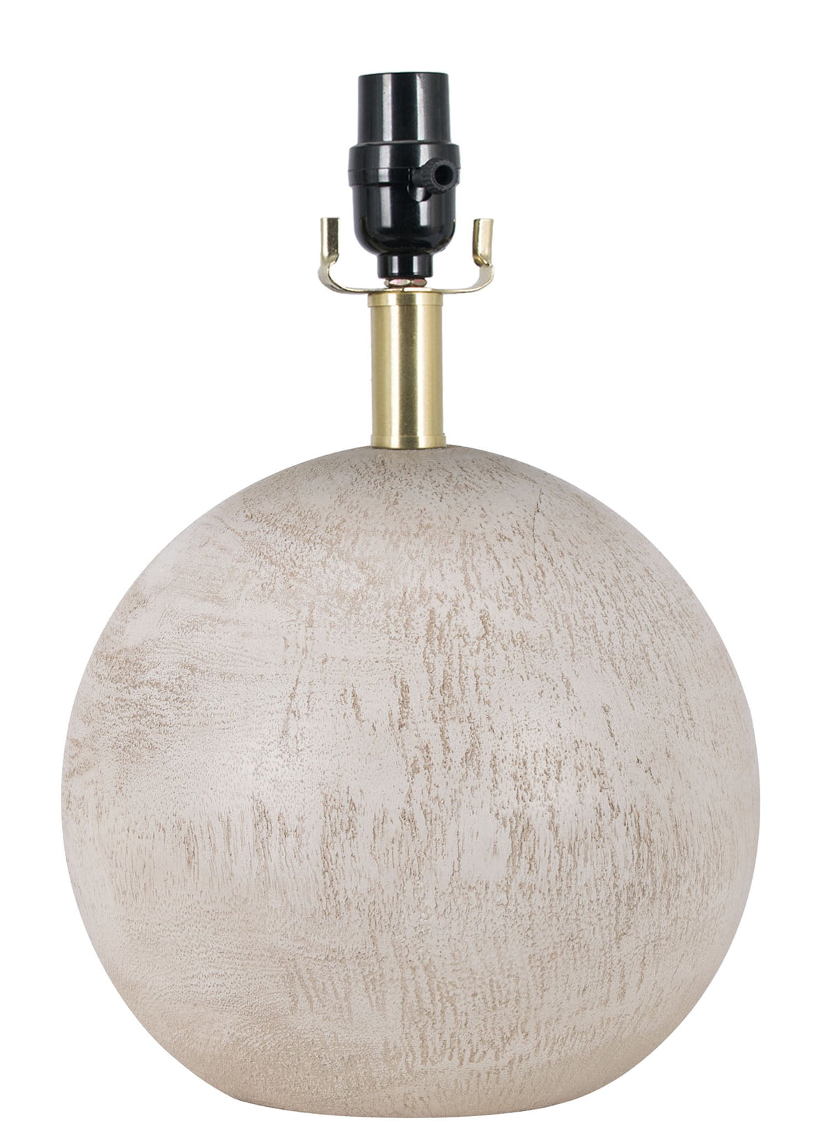 Velmora™ 20 in White Ball Table Lamp with White Shade