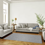 Velmora™ Gray Plush Shag Area Rug, 5' x 7'