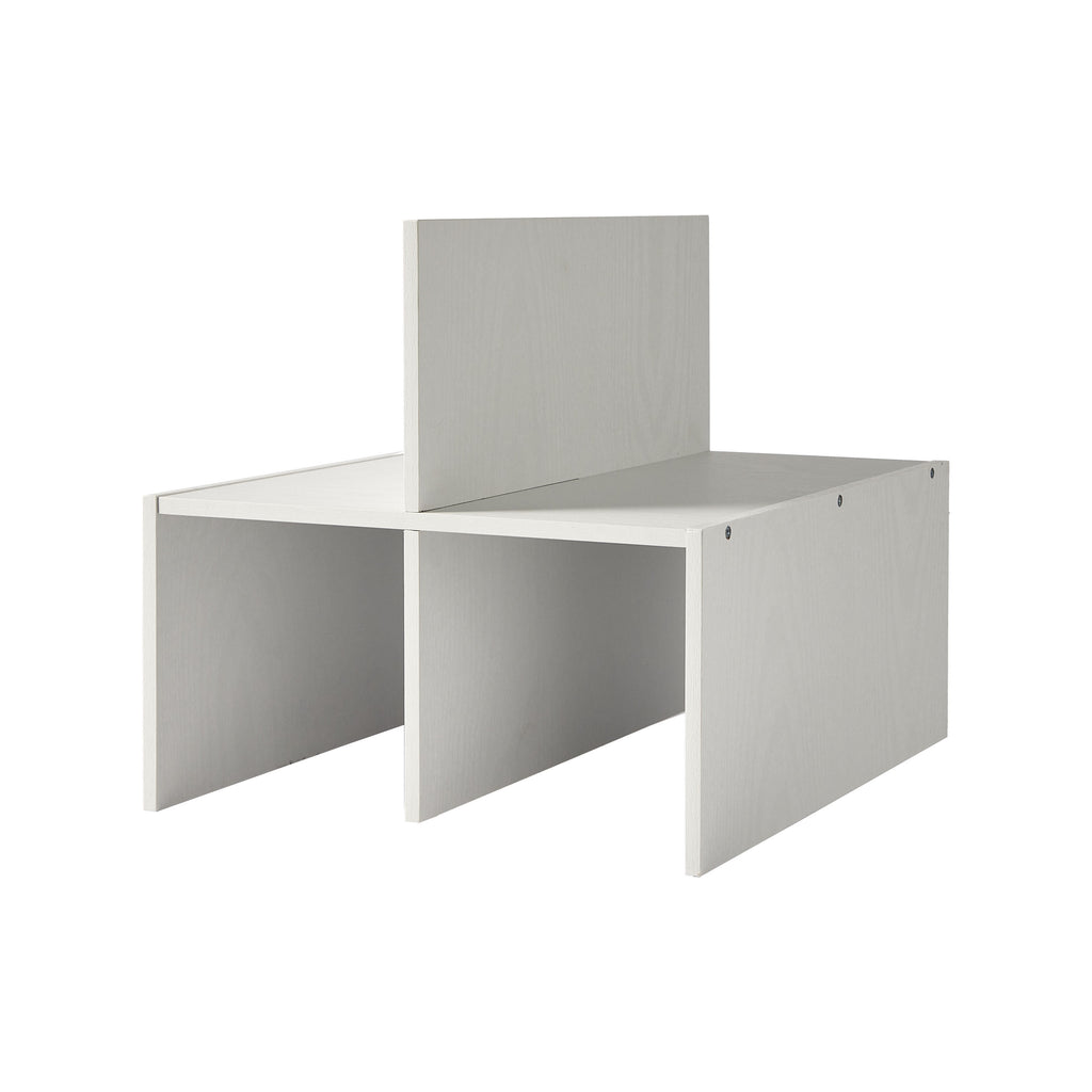 Velmora™ (4 pack) Quad Shelf Insert for Cube Organizers, White Texture