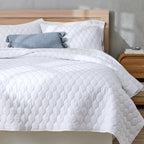 Velmora™ Tencel Quilt, White, King, All-Ages
